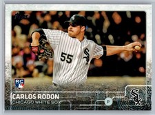 2015 topps update baseball carlos rodon rookie card #324. rookie card picture