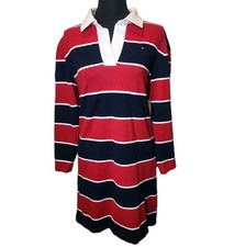 Tommy Hilfiger M Dress Rugby Polo Preppy Academia Y2K Vintage Striped 90s Golf