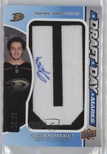 2022-23 Upper Deck SP Game Used Draft Day Marks 5/35 Jacob Perreault Auto l7p