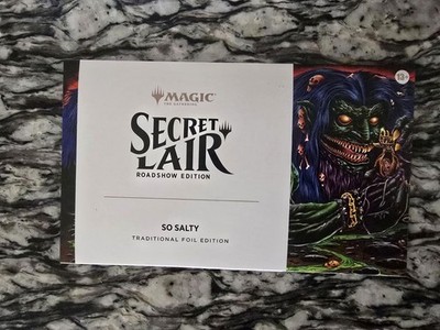 MTG Secret Lair Roadshow Edition So Salty Traditional Foil SEALED In Hand