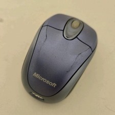 Microsoft Blue Wireless Notebook Optical Mouse 3000 MSK-1056  USB Receiver