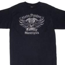 VINTAGE HARLEY DAVIDSON KETCHIKAN ALASKA 2007 TEE SHIRT LARGE MADE IN USA