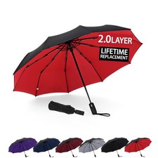 Large Travel Umbrella Men Automatic Compact Folding Umbrella Windproof Parasol