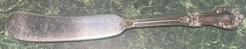 1948 WILD ROSE International Sterling Silver 5 3/4" Butter Spreader(s) no crimp