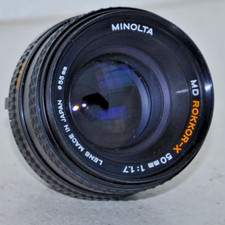 Minolta Rokkor-X 50mm Focal Camera Lenses for sale | eBay