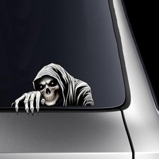 Halloween Skull Decal for Car Window, Buper or Wall - Waterproof Color: Skull