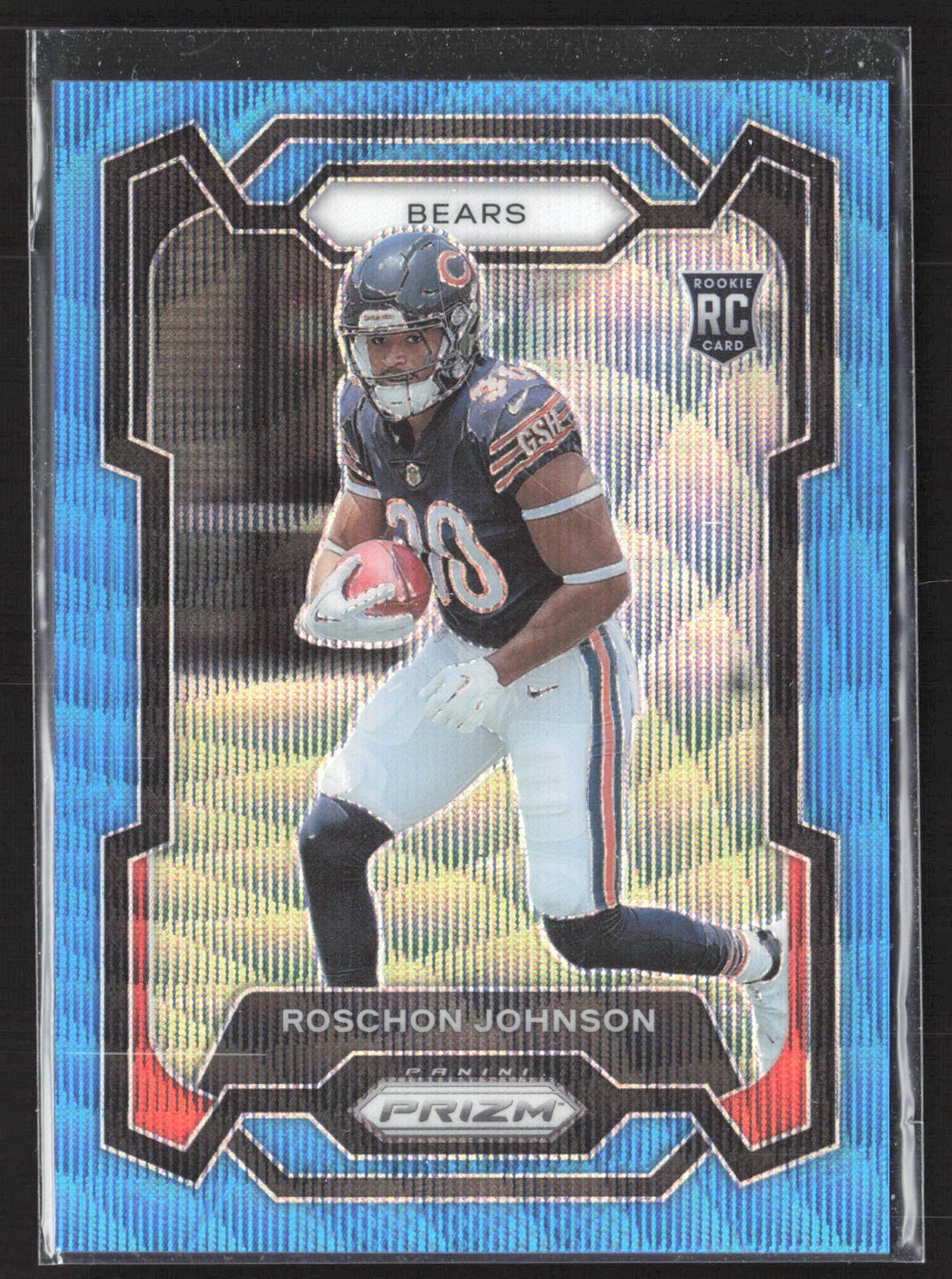 2023 Panini Prizm #314 Roschon Johnson Blue Wave #/199