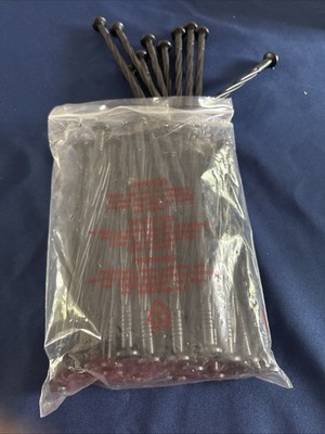 50PCS Landscape Anchoring Spikes, 8 Inch Spiral Plastic Landscape Spikes for ...