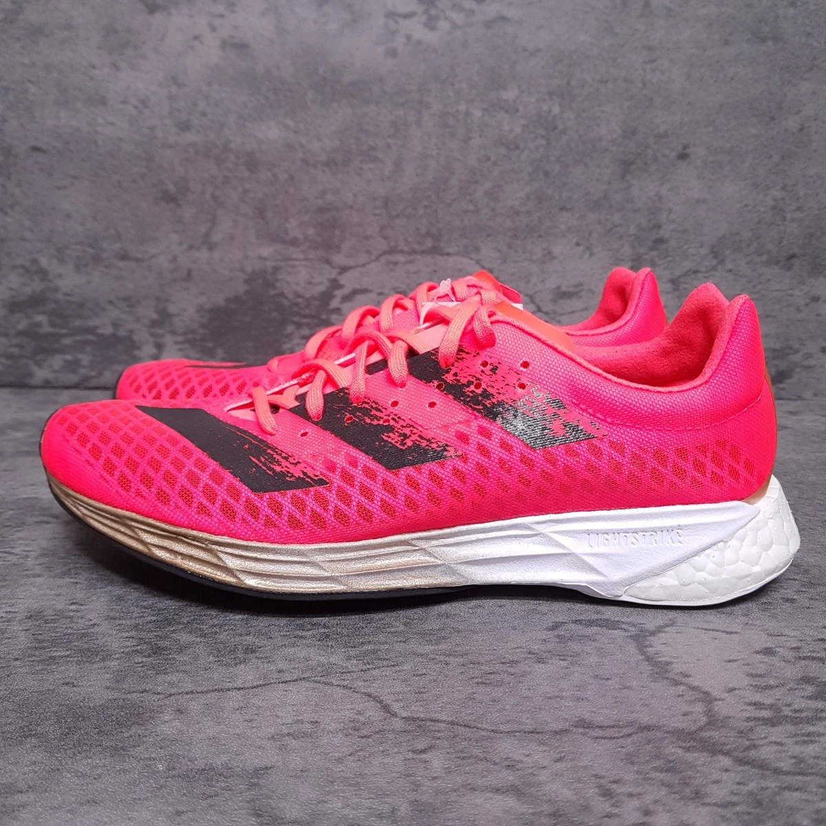 NEW adidas Mens Adizero Pro Running Shoes Signal Pink Core Black Size  11 FW9240 NEW adidas Mens Adizero Pro Running Shoes Signal Pink Core  main image 3