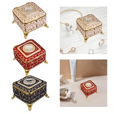 Schmuckschatulle Aus Metall, Box für Halsketten Und Accessoires