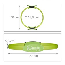 Anello Pilates 37 Cm - Attrezzo Fitness Per Allenare Addominali, Gambe E Braccia - Foto 11