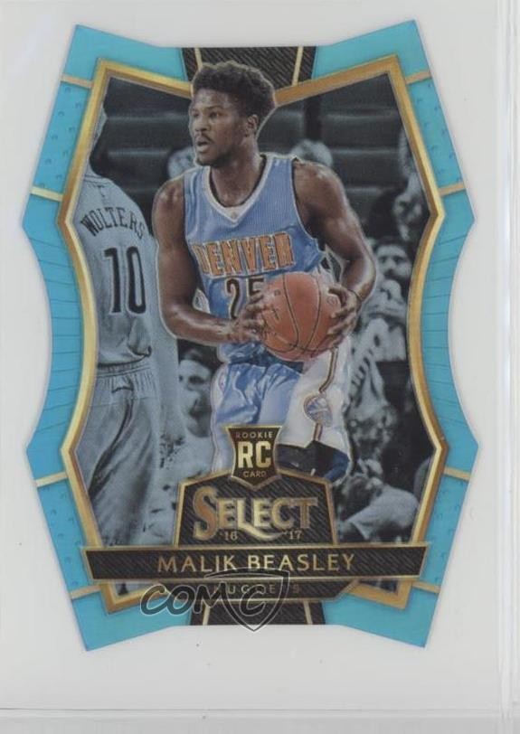 2016-17 Panini Select Premier Level Blue Prizm 55/199 Malik Beasley #176 5h8