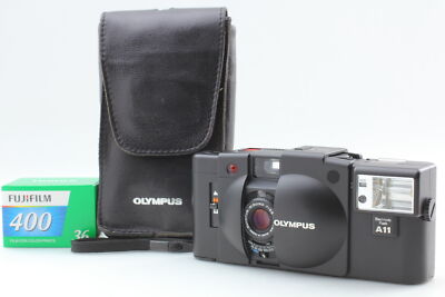  [Top MINT++ w/Film Case Strap] Olympus XA2 Point & Shoot + A11 Flash From JAPAN