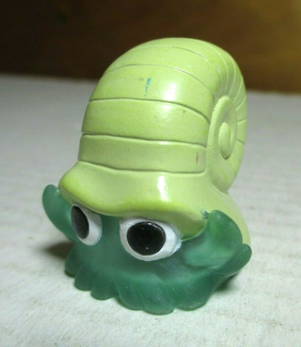 1996 Pokemon Finger Puppet Clear Omanyte Gotta Catch Them All Nintendo Bandai