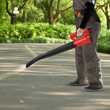 Electric Leaf Blower Cordless 21v Battery Powered With Battery And Charger ?