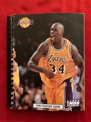 1996-1997 NBA Los Angeles Lakers playoffs media guide Bryant