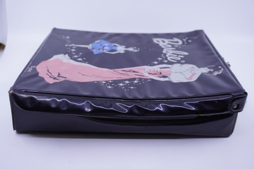 Barbie Pferdeschwanzkoffer von 1962 schwarz ~ Doll Carry ~ Mattel Vintage Enchanted Evening - Bild 2 von 7