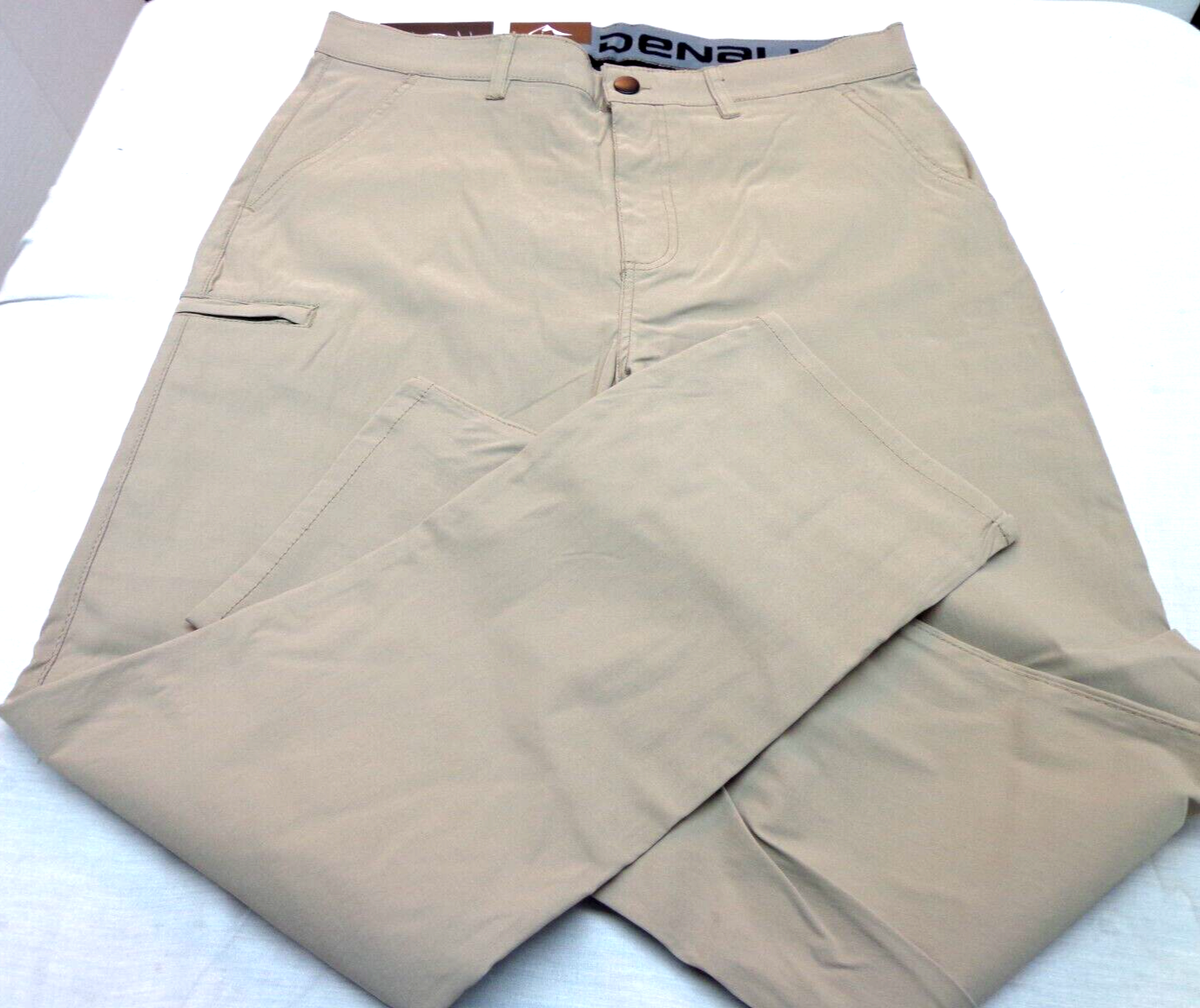 DENALI Earthen Khaki Technical Pants -Side Zipper Media