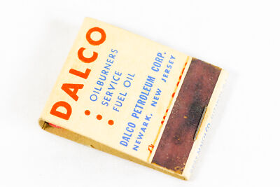 #ad DALCO Petrolium Corp Newark NJ 1930s UNUSED Matchbook Advertising $17.50