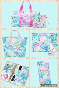 lilly pulitzer backpack tote