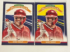 2020 Panini Donruss Mike Trout Yellow Diamond Kings #9 Insert Lot