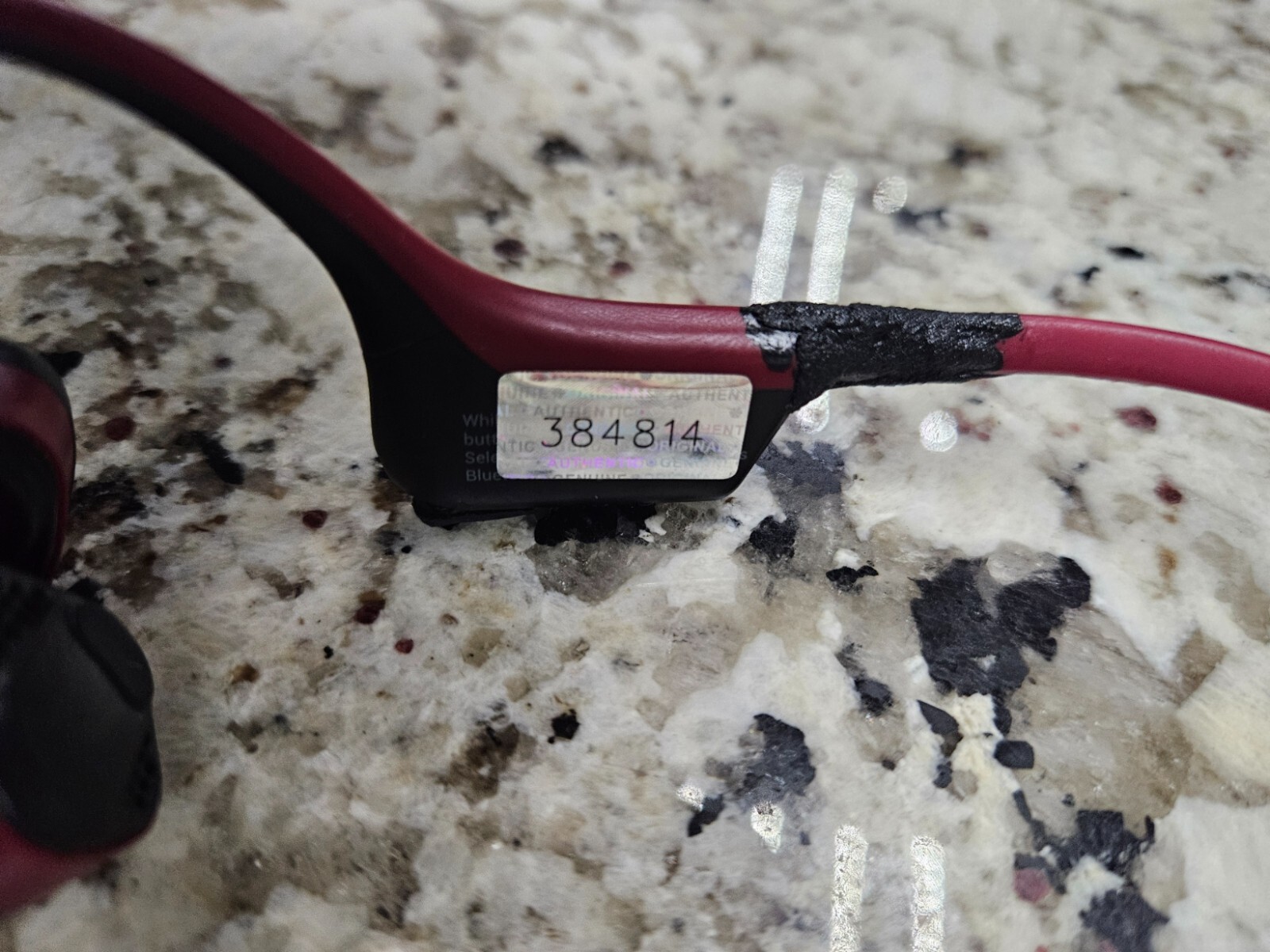 AfterShokz Bone Conduction AS650 SHOKZ Wireless Headphones Canyon Red