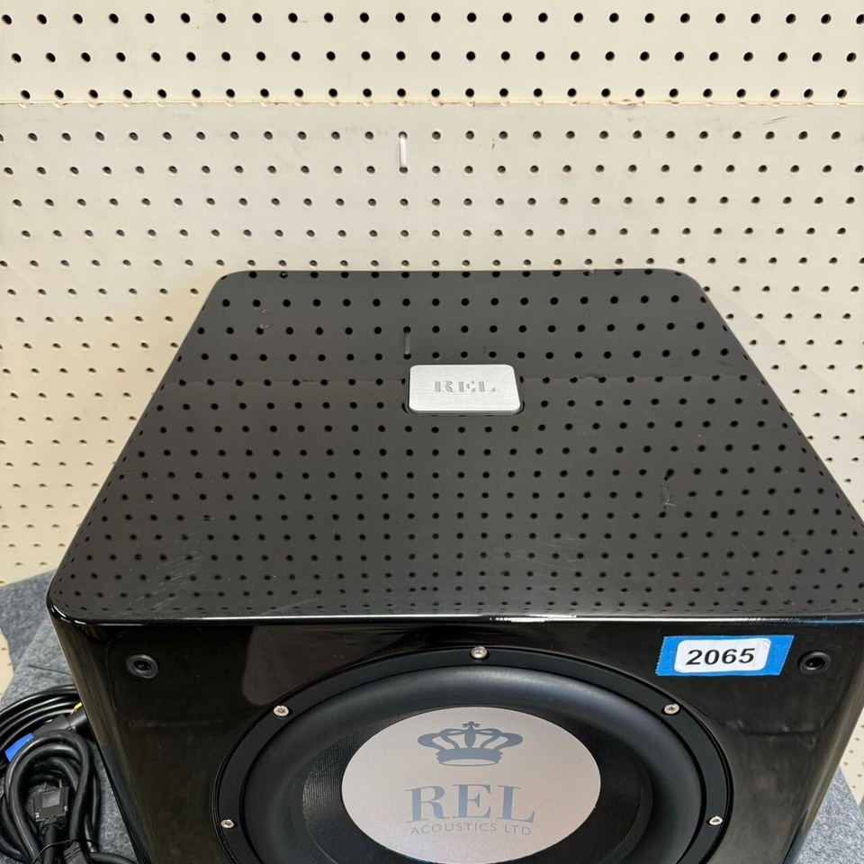 REL T/9X 10" Powered Subwoofer Black (Used, No Grille) 2065