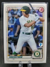 2020 Bowman Draft 1st Edition TYLER SODERSTROM 1st Bowman RC #BD-119 Rookie A's