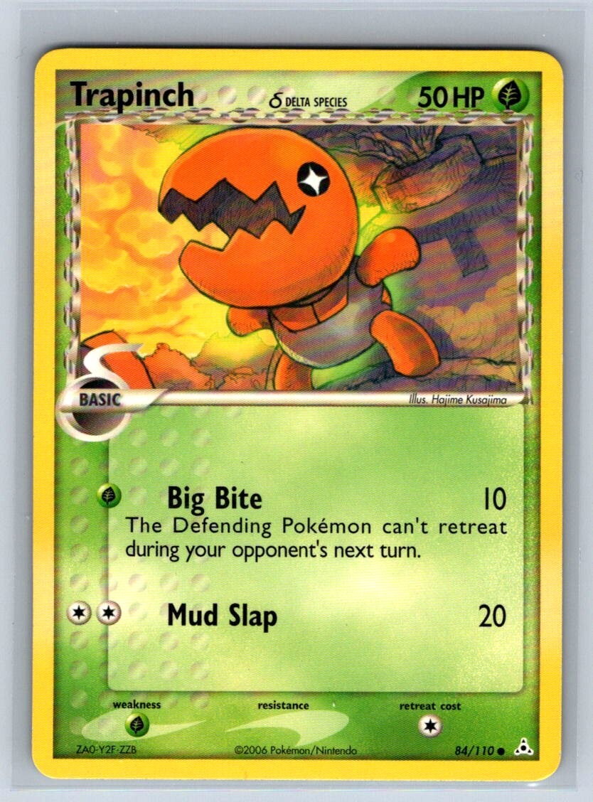 Pokemon Trapinch EX Holon Phantoms 84/110 NM