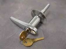 Universal Street Rat Rod Chrome Door Trunk Handle Locking Ford Custom Chevy 