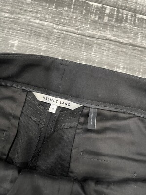 Helmut Lang Straight Leg Suit Pants in Black Size US 6 | eBay