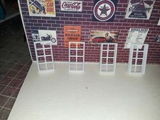 1:24 & 1:25 Scale Windows 8 pane G-Scale For Garage Dioramas