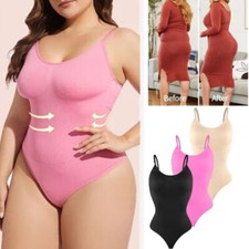 Women Body Shaper Belly Control Slimming Thong Butt Lift Bodysuits Shapewear US
