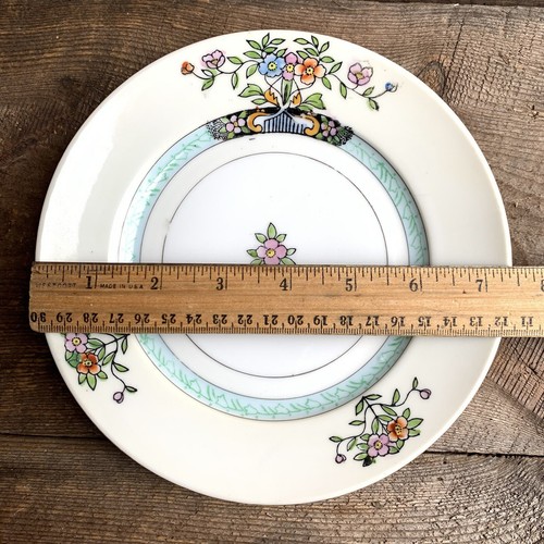 Vtg Nippon Porcelain Luncheon Plates Set Of 6 Hand Painted 1930s-1940s ? 7.5 "W - Picture 17 of 17