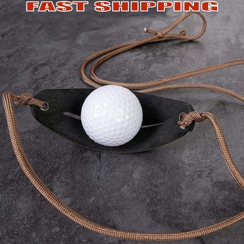 Handmade Leather Shepherd Sling Leather Throwing Sling Old-Fashioned Slingshot