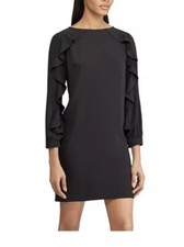 New With Tag Women’s Chaps Ruffle Shift Dress Size 14