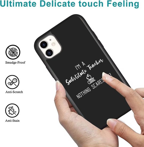 i am teacher halloween For iPhone SE XS XR Max 5 6 7 8 Plus Anti scratch Cover - Picture 20 of 25