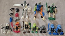 Lego Bionicle Turaga Lot - Masks, Weapons + Toa Mata Miscellaneous Parts
