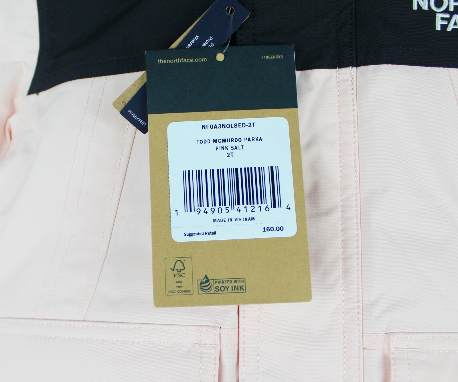 NWT The North Face Girls' McMurdo Waterproof 550 Fill Down Parka, Size 2T image 4