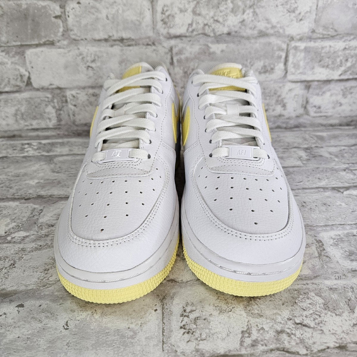 Nike Air Force 1 '07 Bicycle Yellow White AH0287-106 Women's Nike Air Force 1 '07 Bicycle Yellow White AH0287-106 Women's