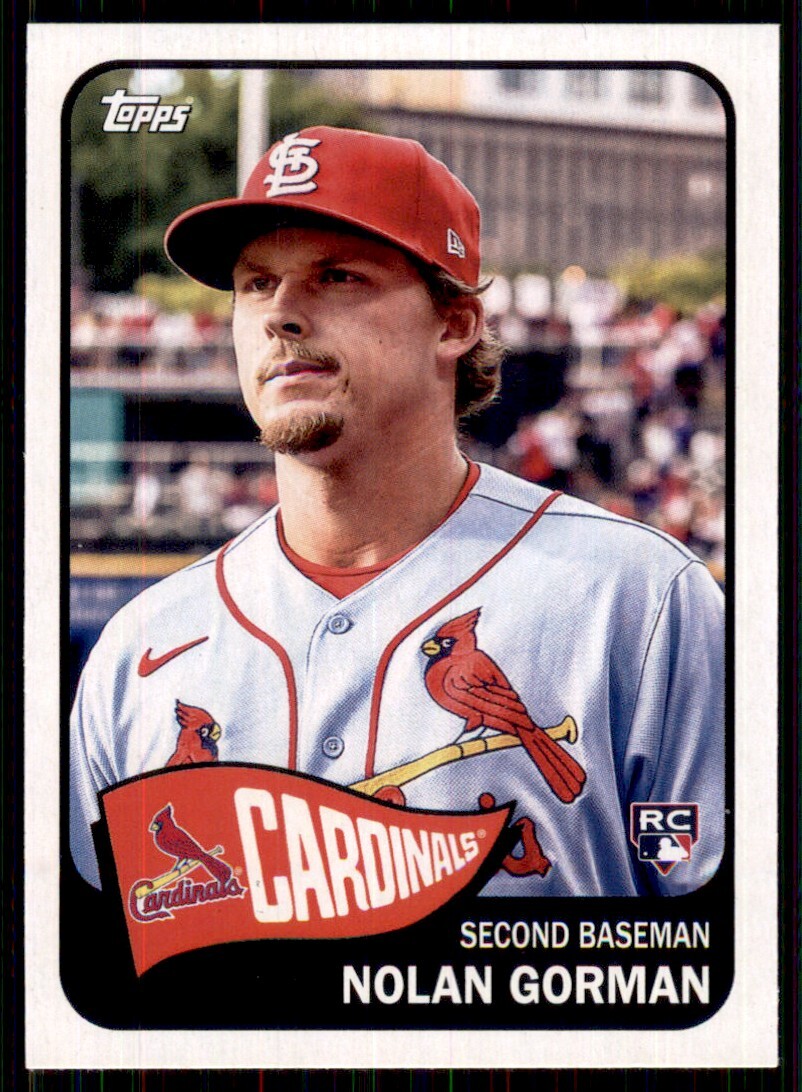2023 Archives 1965 Topps Base #116 Nolan Gorman  - St. Louis Cardinals
