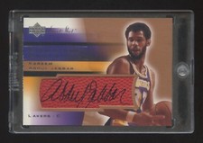 2003-04 UD SWEET SHOT KAREEM ABDUL JABBAR AUTOGRAPH SP LAKERS LEGEND HOF MINT