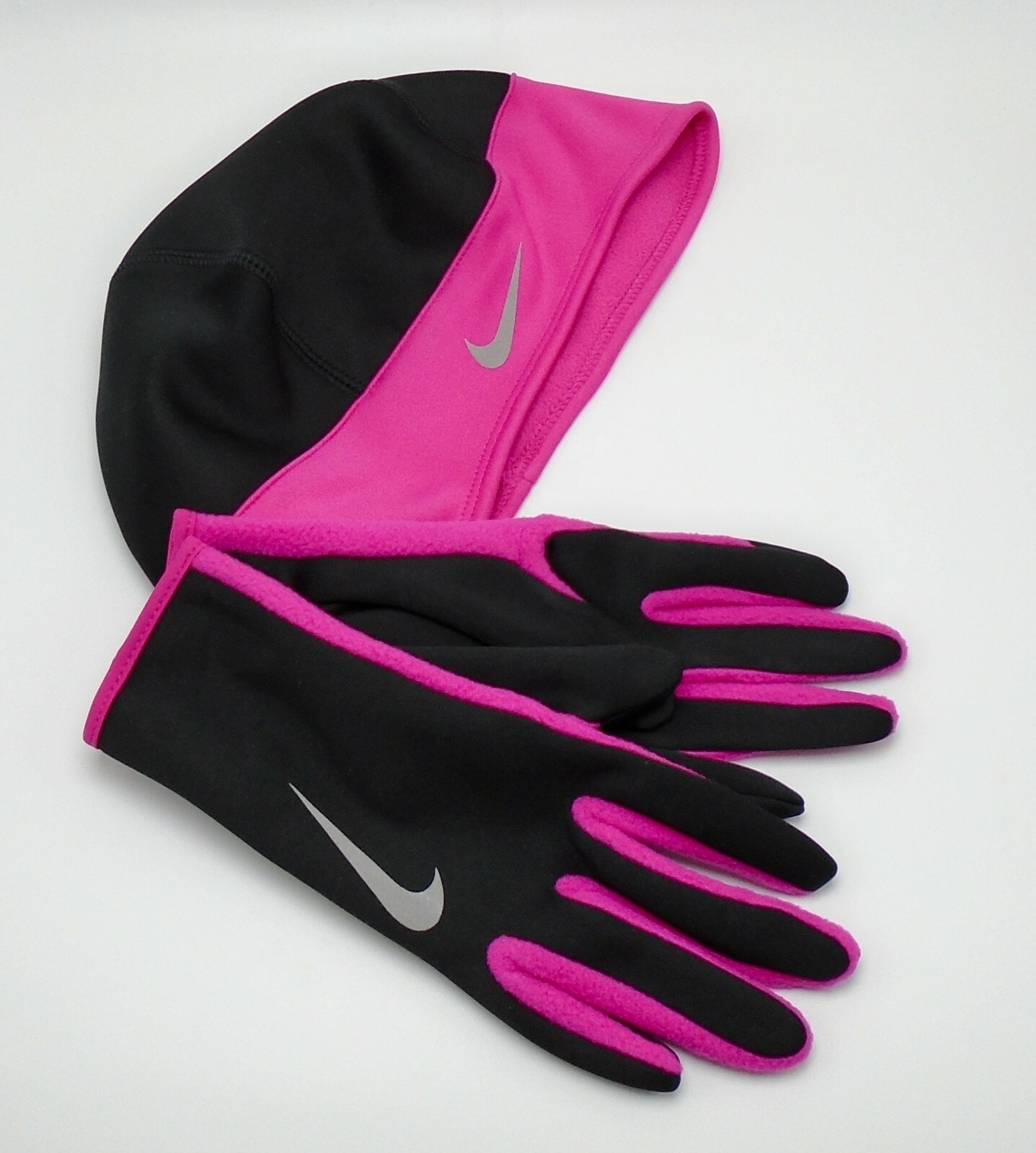 running beanie and gloves