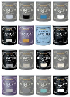 Rustoleum Kreidekreide Möbelfarbe Glanz Satin Lack Metallic 750ml/125ml