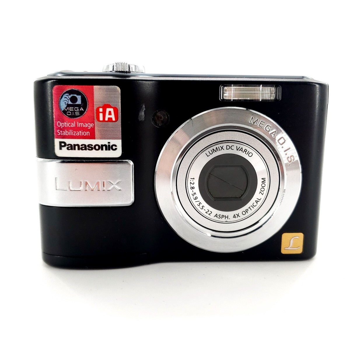 Panasonic LUMIX DMC-LS85 8.1MP Digital Camera Black Tested & Works