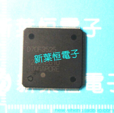 D70F3525 UPD70F3525 QFP-144  New 32-bit Single Chip IC #F3
