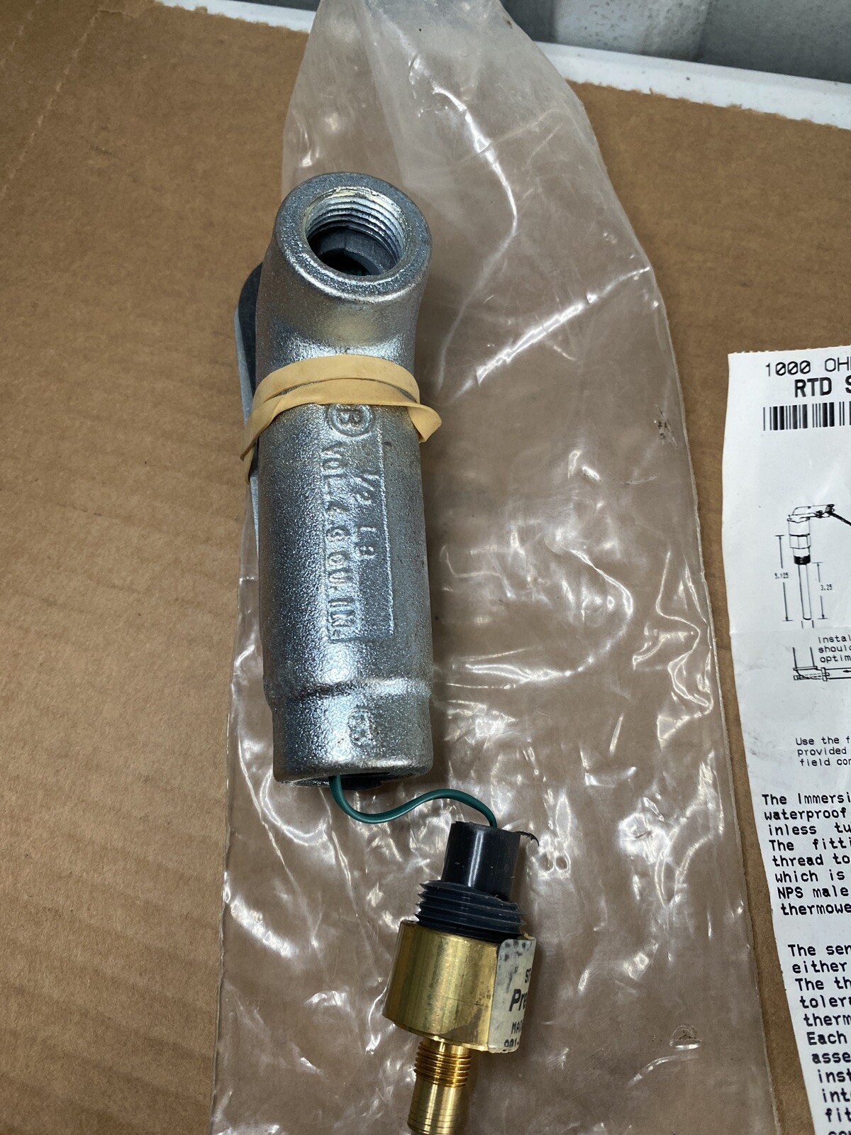 New Kele/Precon ST-W91E-XCO Immersion RTD Sensor 1000Ohm In Conduit | eBay