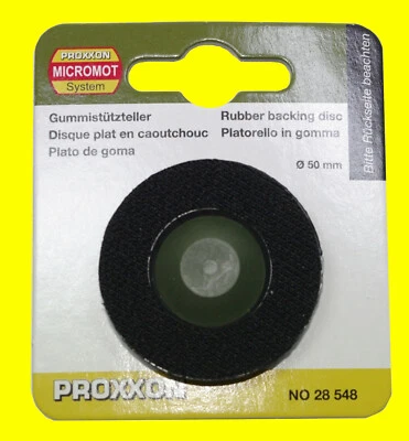 PROXXON 28548 Gummistützteller Klett für Proxxon 28547 LHW & Proxxon 28660 WP/E