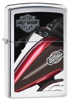 Zippo H-d Tank Windproof Lighter - High Polished Chrome Zippo H-d Tank Windproof Lighter - High Polished Chrome