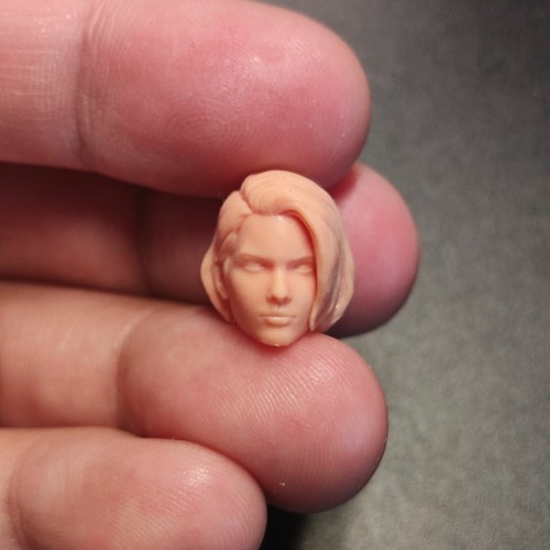 1:18 Female Girl Head Sculpt Carved For 3.75" Female Action Figure Body Toys - Picture 6 of 8